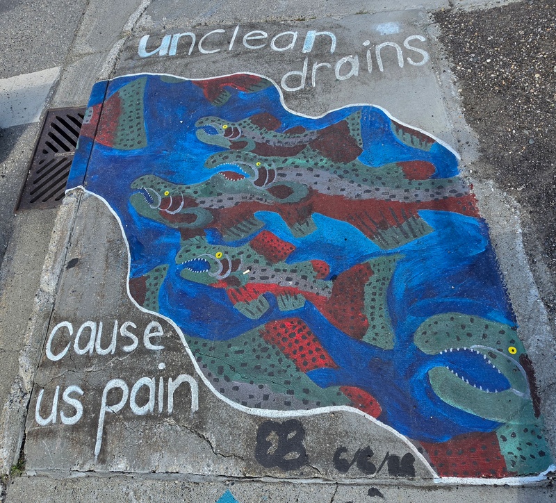 mural in Fairbanks by artist unknown.