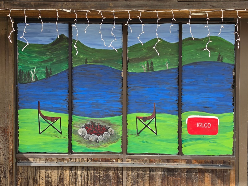 mural in Fairbanks by artist unknown.