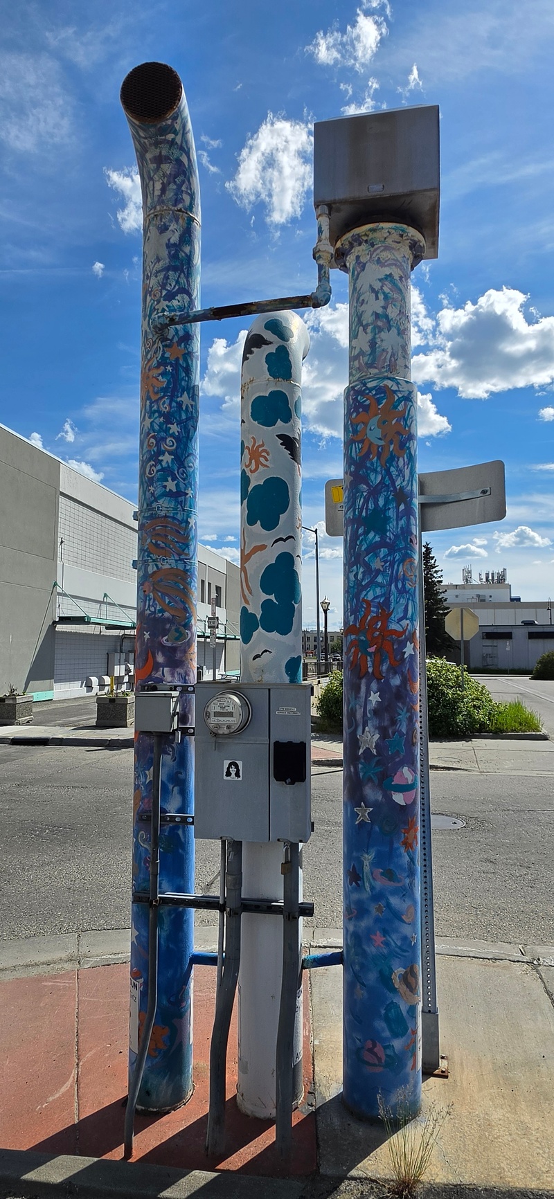 mural in Fairbanks by artist unknown.