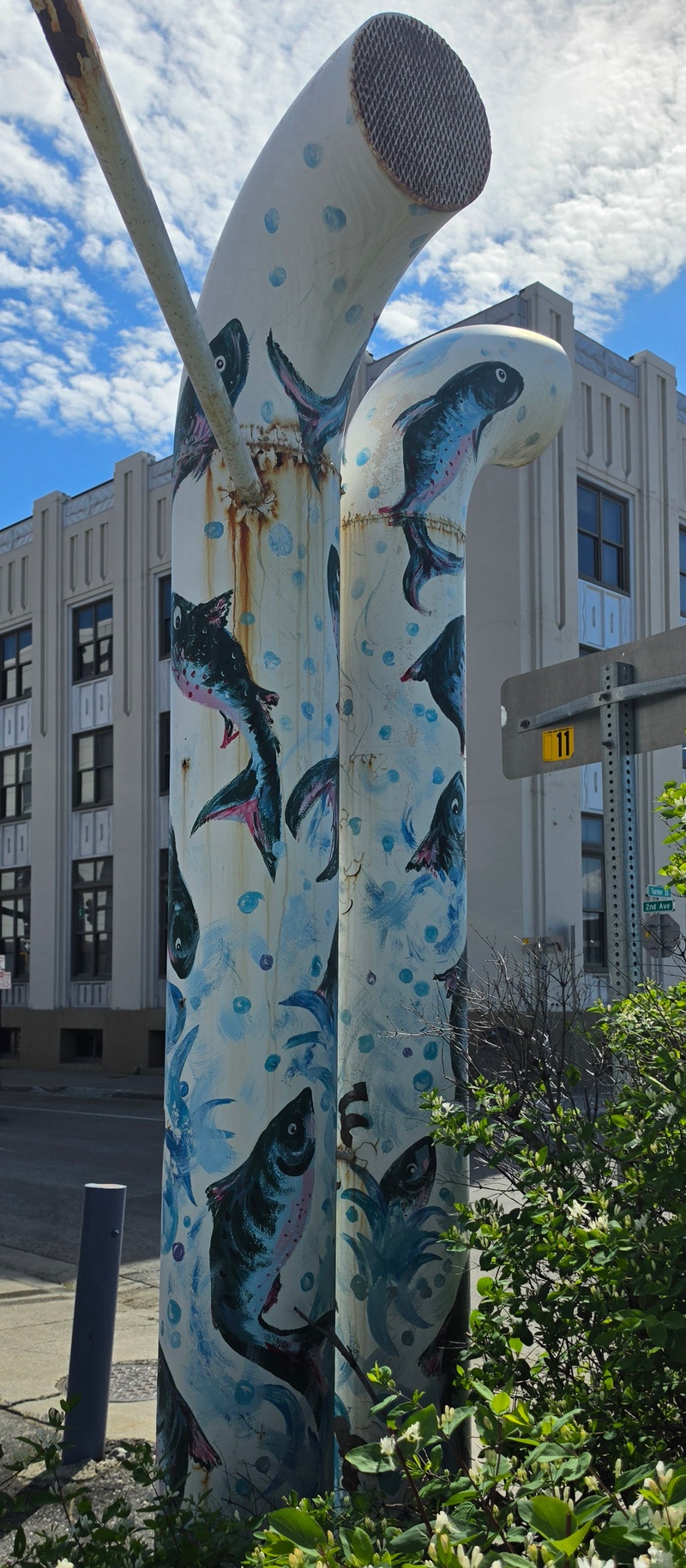 mural in Fairbanks by artist unknown.