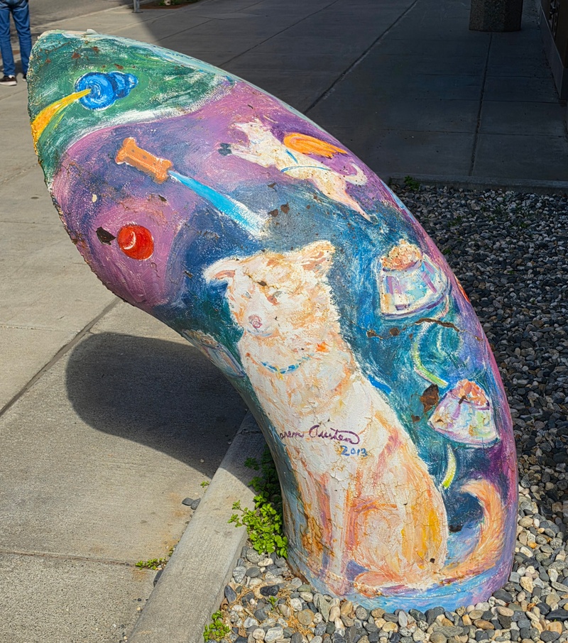 mural in Fairbanks by artist unknown.