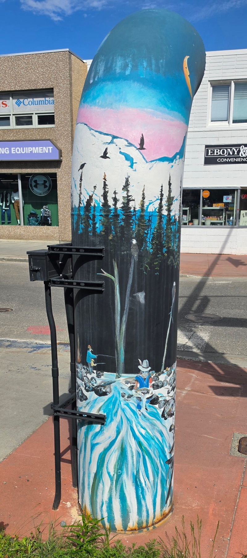 mural in Fairbanks by artist unknown.