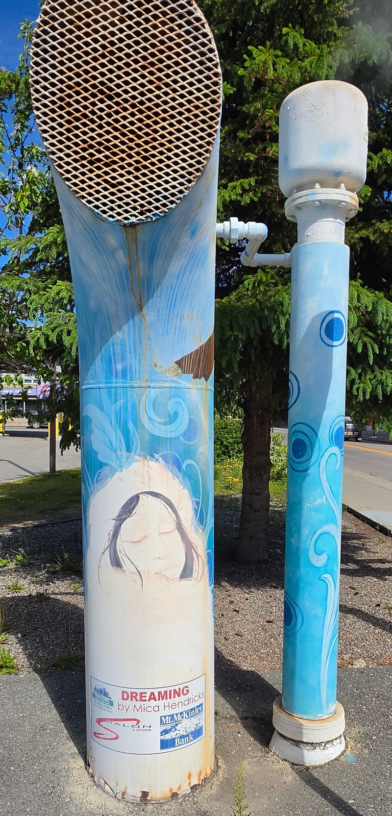mural in Fairbanks by artist unknown.