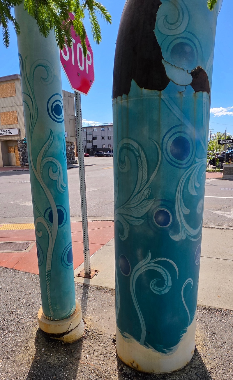 mural in Fairbanks by artist unknown.