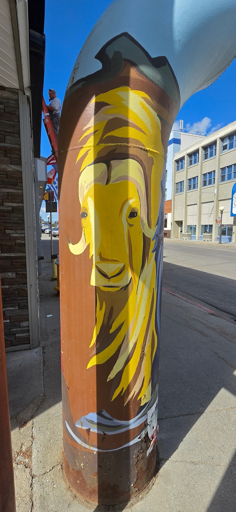 mural in Fairbanks by artist unknown.
