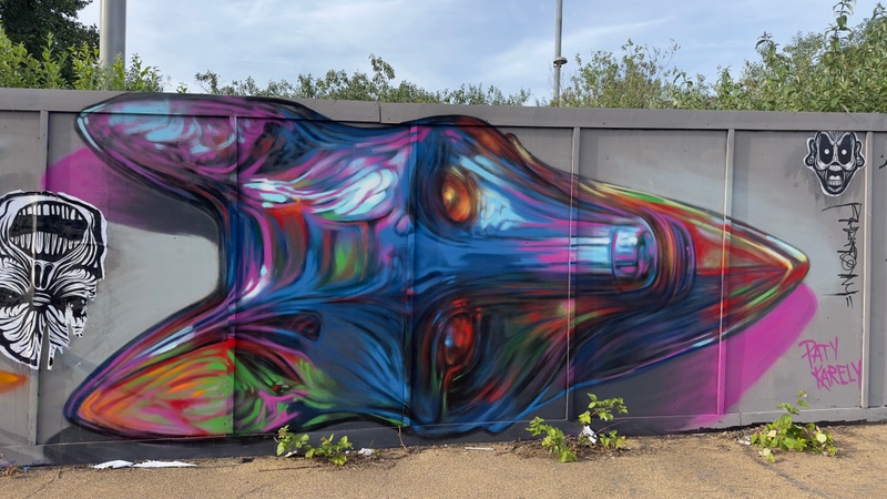 mural in  by artist unknown.