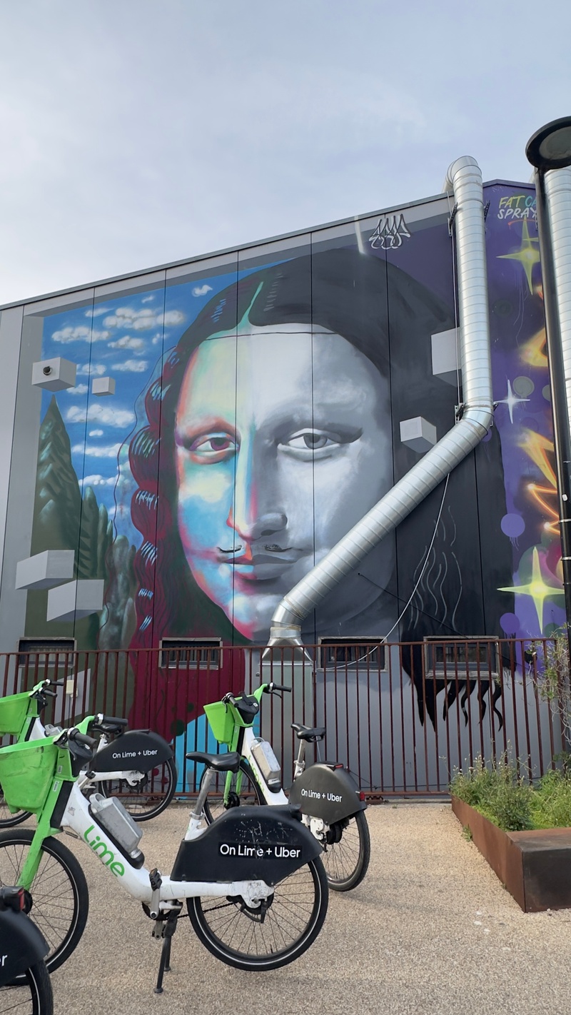 mural in  by artist unknown.