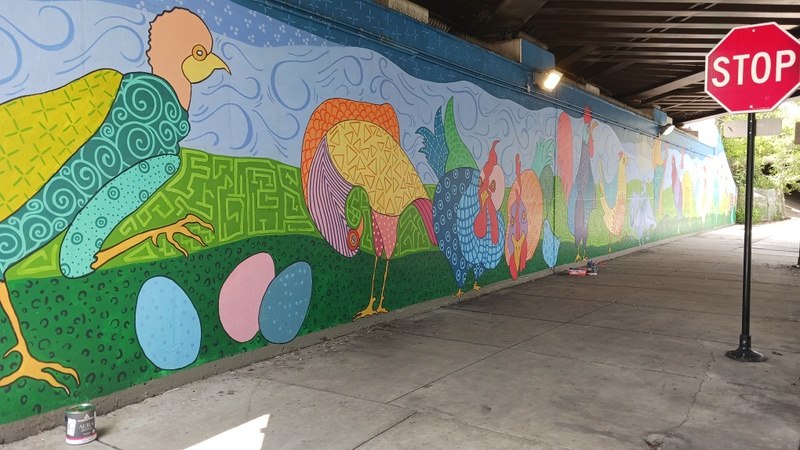 mural in Chicago by artist Cyd Smillie.