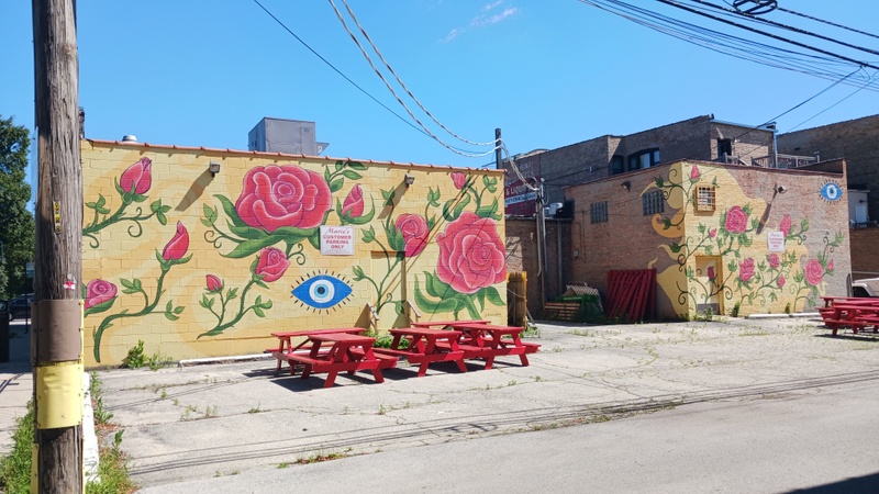 mural in Chicago by artist Bris Brushes.
