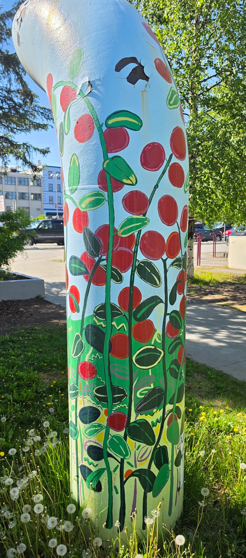 mural in Fairbanks by artist unknown.