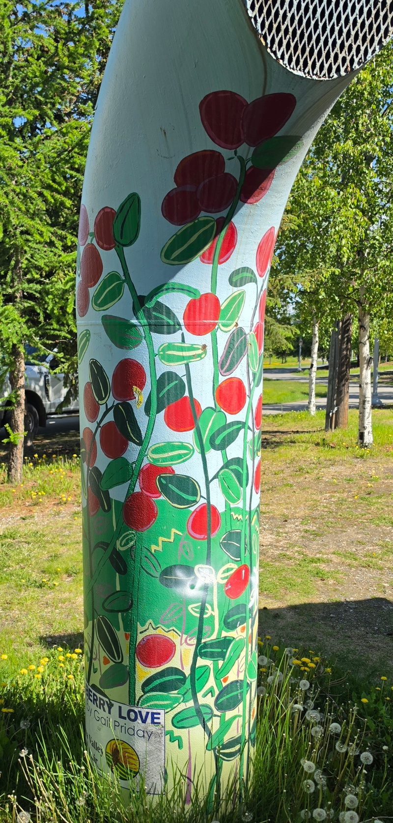 mural in Fairbanks by artist unknown.