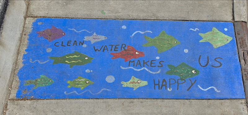 mural in Fairbanks by artist unknown.