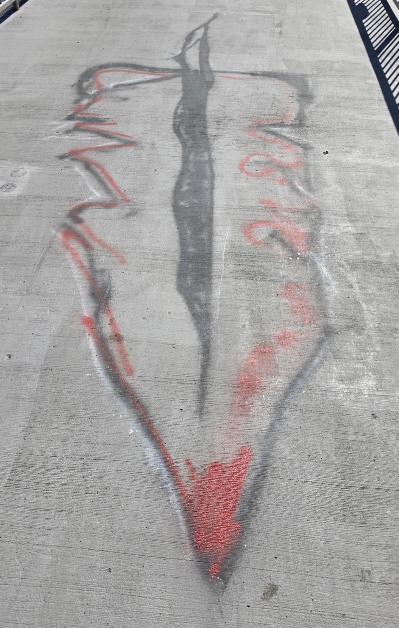 mural in Fairbanks by artist unknown.