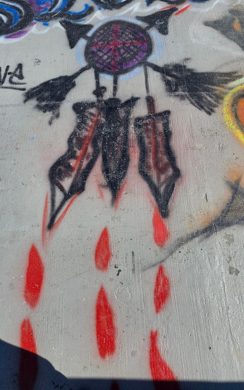 mural in Fairbanks by artist unknown.
