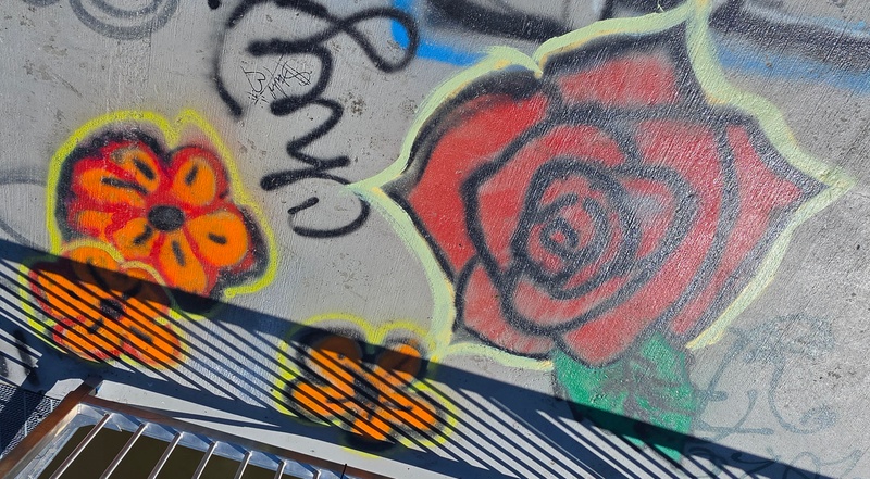 mural in Fairbanks by artist unknown.