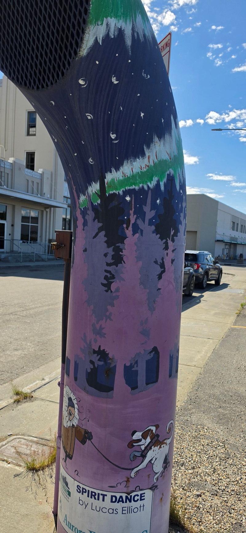 mural in Fairbanks by artist unknown.