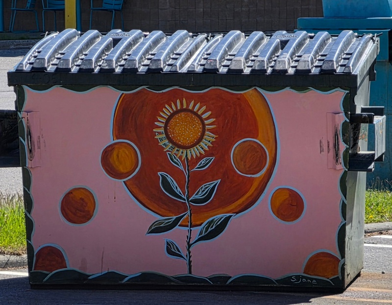mural in Fairbanks by artist unknown.