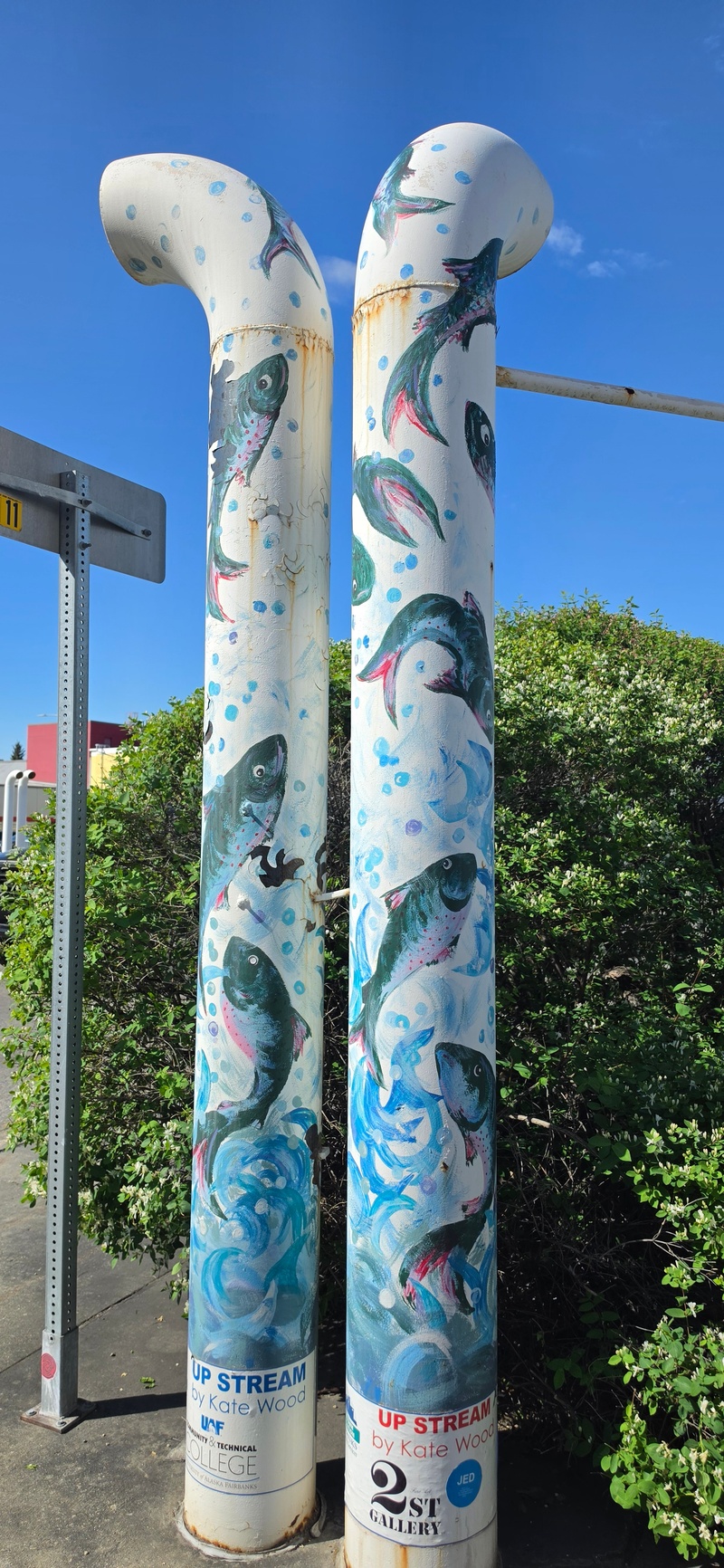 mural in Fairbanks by artist unknown.