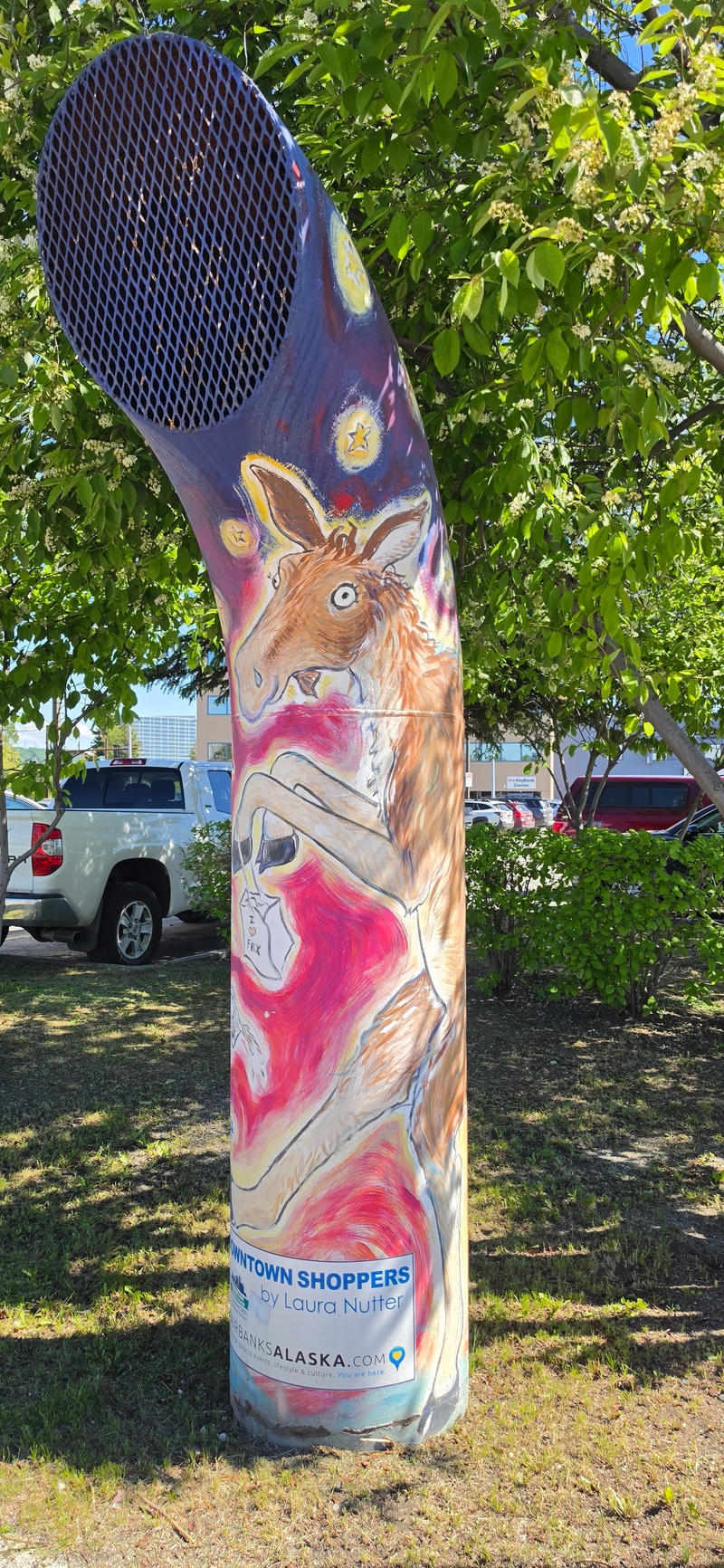 mural in Fairbanks by artist unknown.