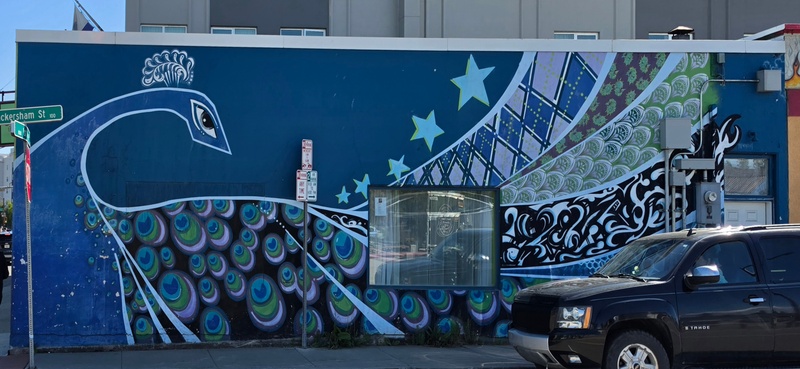 mural in Fairbanks by artist unknown.