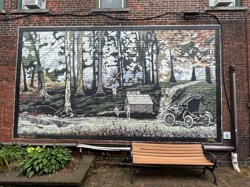 mural in Windham by artist unknown.