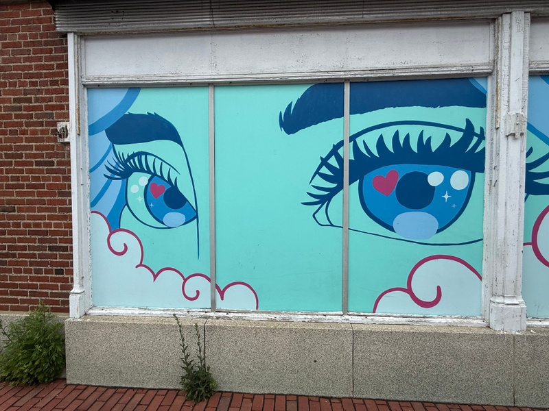 mural in Windham by artist unknown.