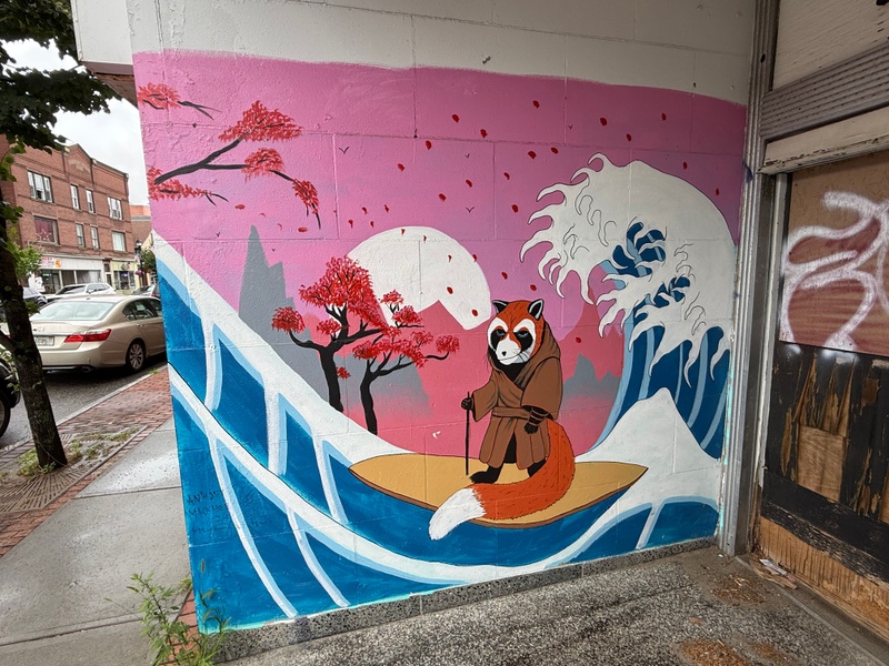 mural in Windham by artist unknown.