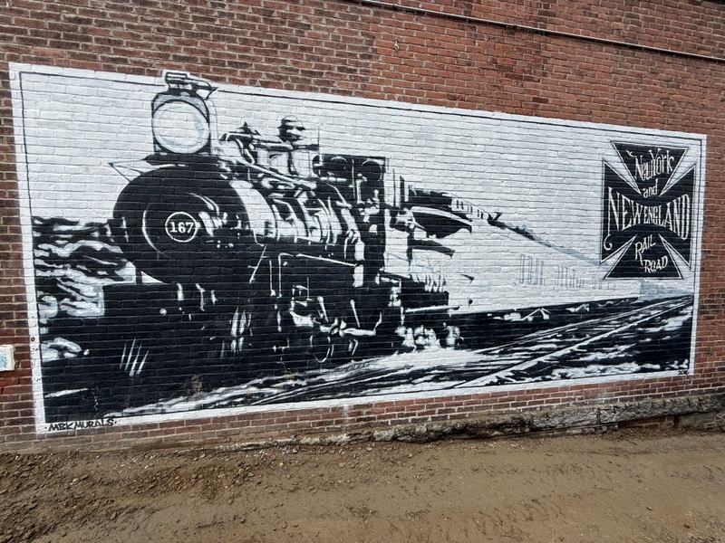 mural in Windham by artist unknown.