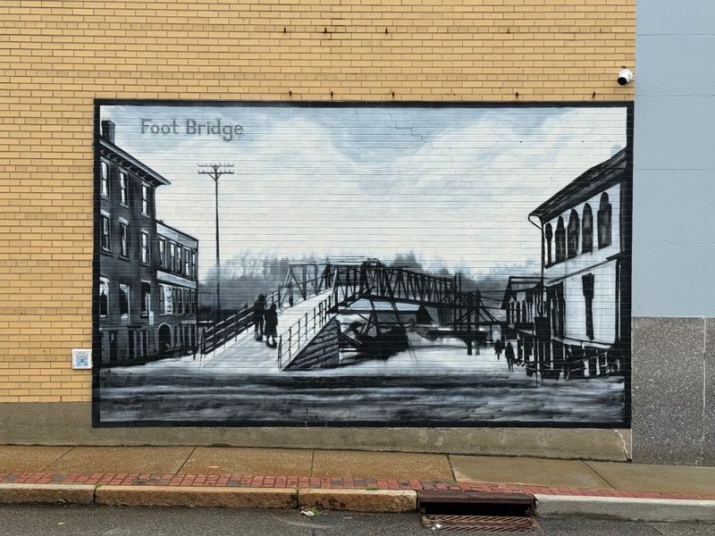 mural in Windham by artist unknown.
