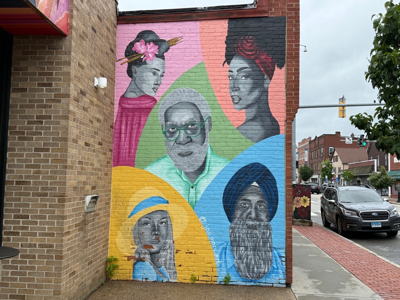 mural in Windham by artist unknown.