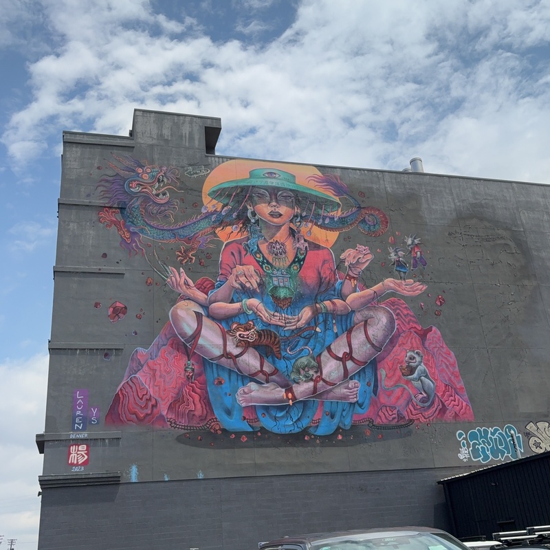 mural in Denver by artist Lauren YS.