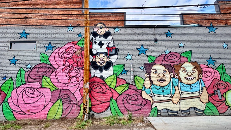 mural in Denver by artist unknown.