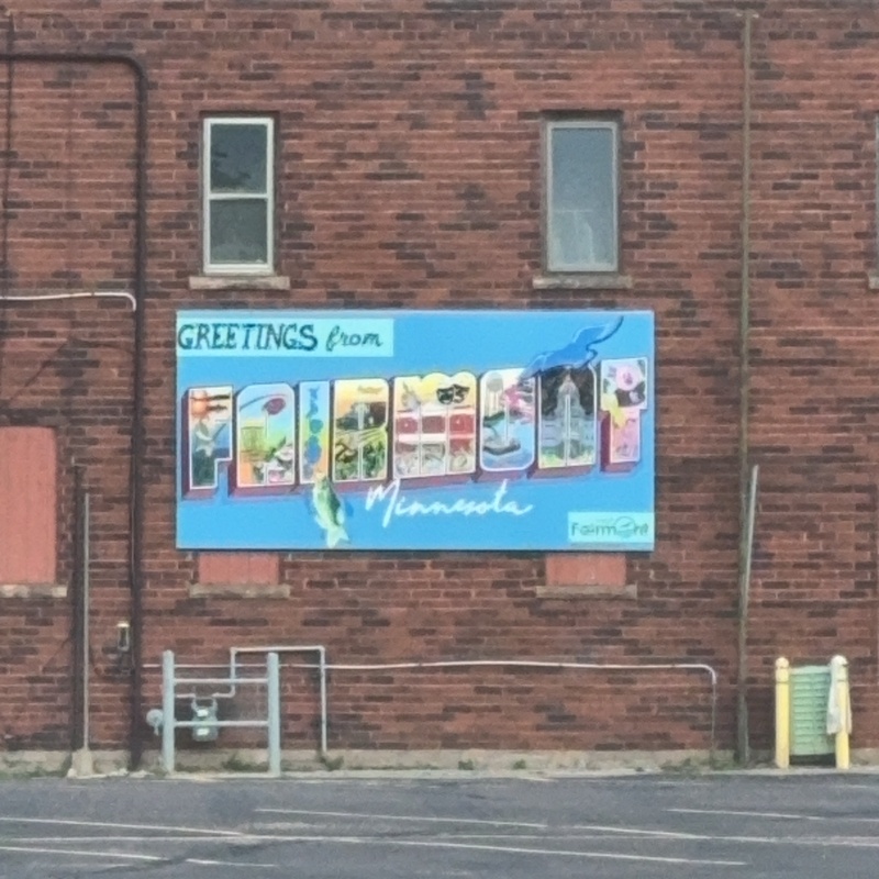 mural in Fairmont by artist unknown.