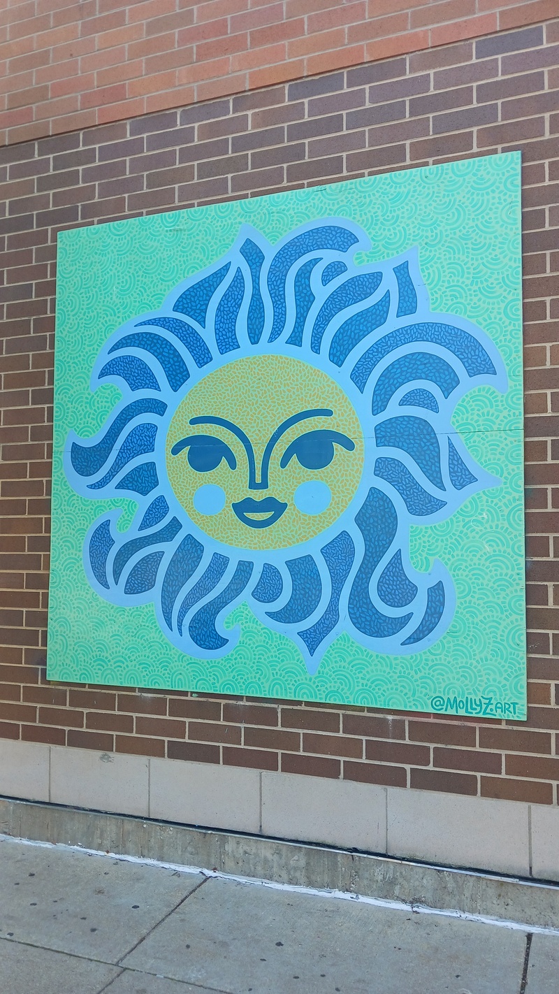 mural in Chicago by artist Molly Zakrajsek.