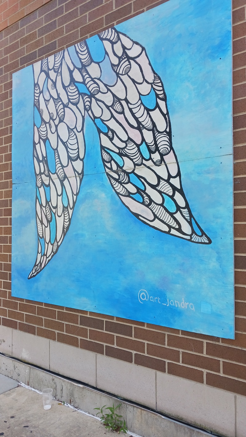 mural in Chicago by artist Alejandra Rivero.