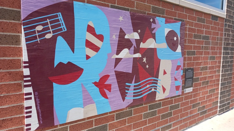 mural in Chicago by artist Judith Mayer.