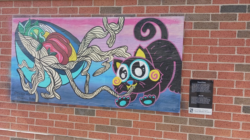 mural in Chicago by artist Raquel Hung.
