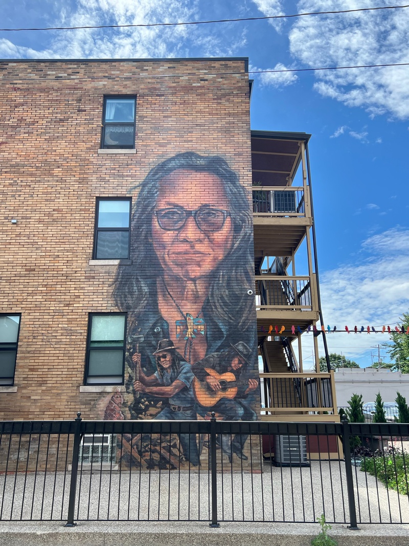 mural in Detroit by artist Nicole Macdonald.