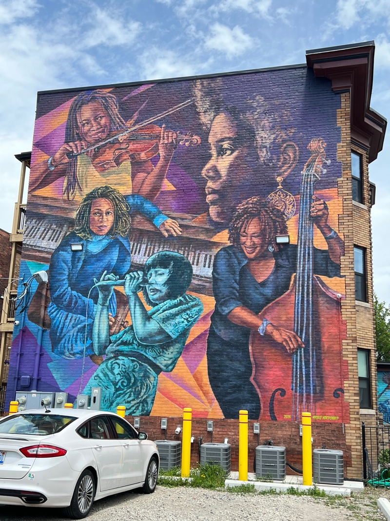 mural in Detroit by artist Nicole Macdonald.
