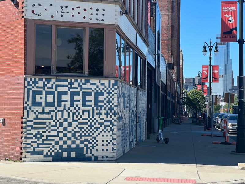 mural in Detroit by artist unknown.