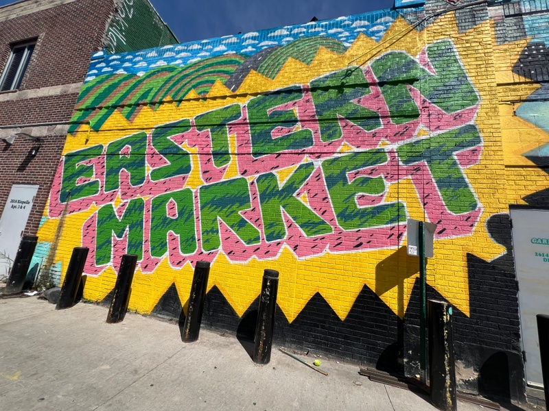 mural in Detroit by artist unknown.
