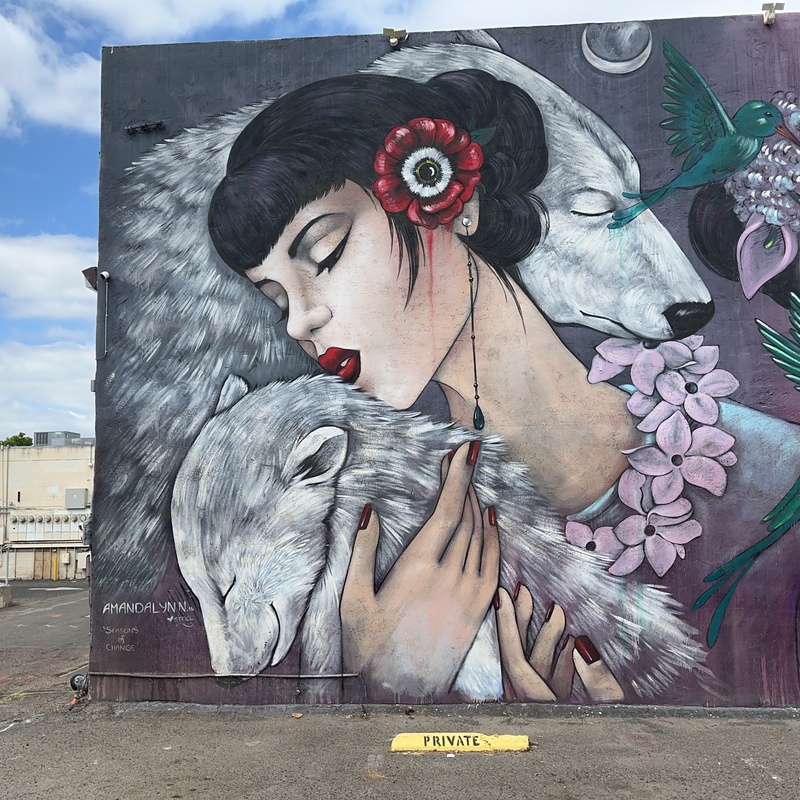 mural in Escondido by artist Alynn Mags.