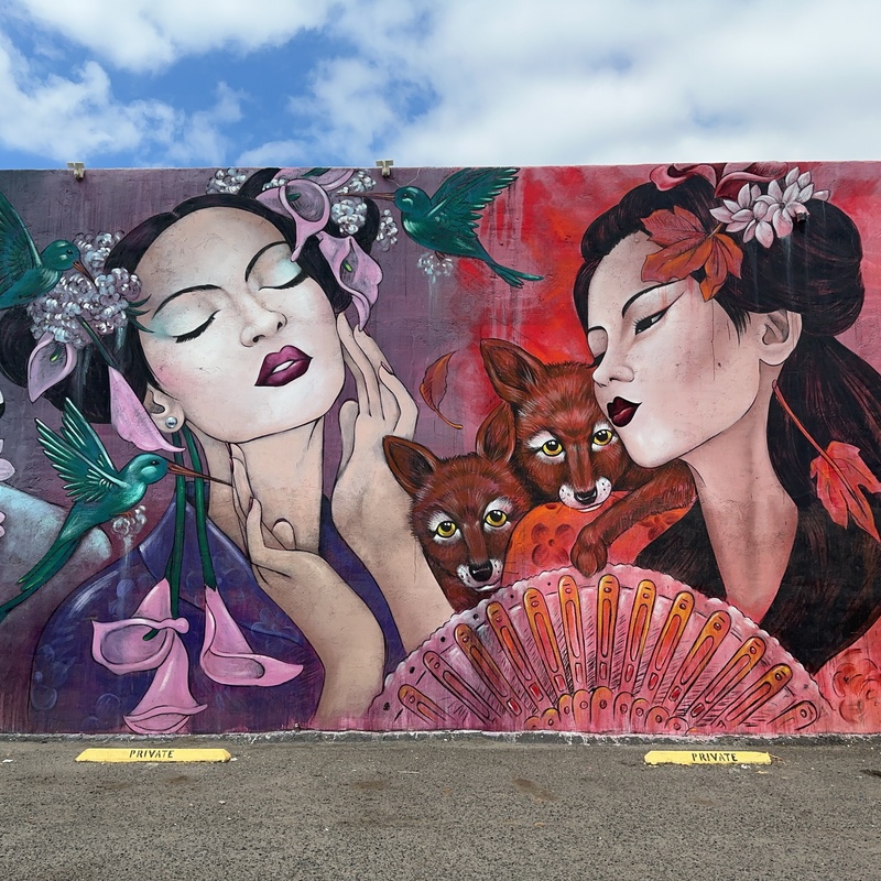 mural in Escondido by artist Alynn Mags.