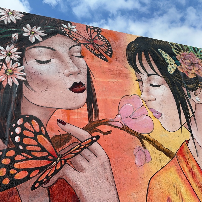 mural in Escondido by artist Alynn Mags.