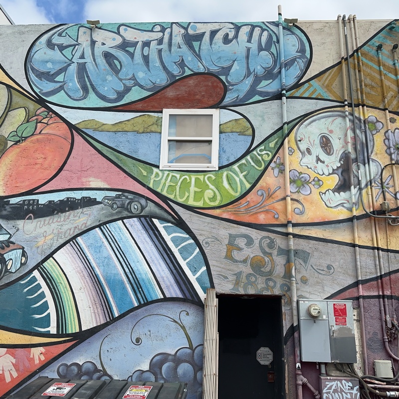 mural in Escondido by artist unknown.