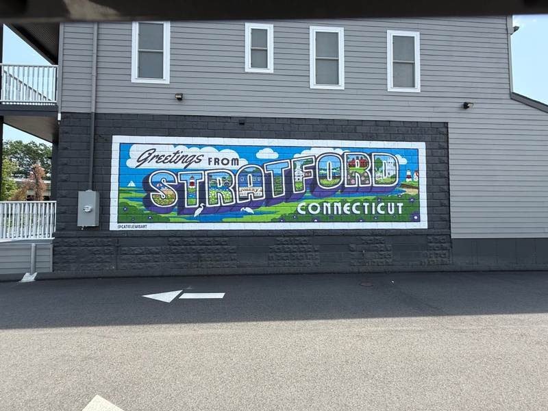 mural in Stratford by artist unknown.