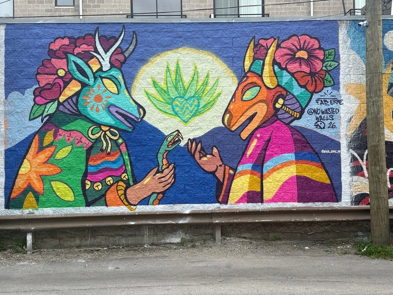 mural in Chicago by artist Fab R.