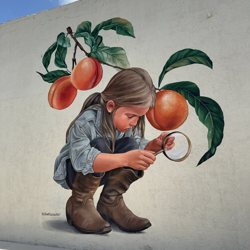 mural in Weatherford by artist unknown.