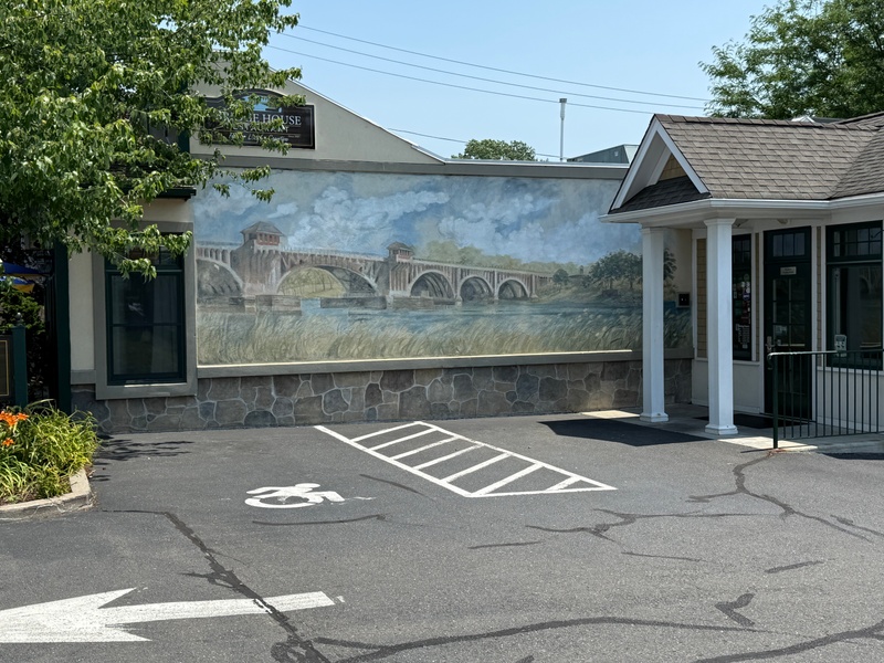mural in Milford by artist unknown.