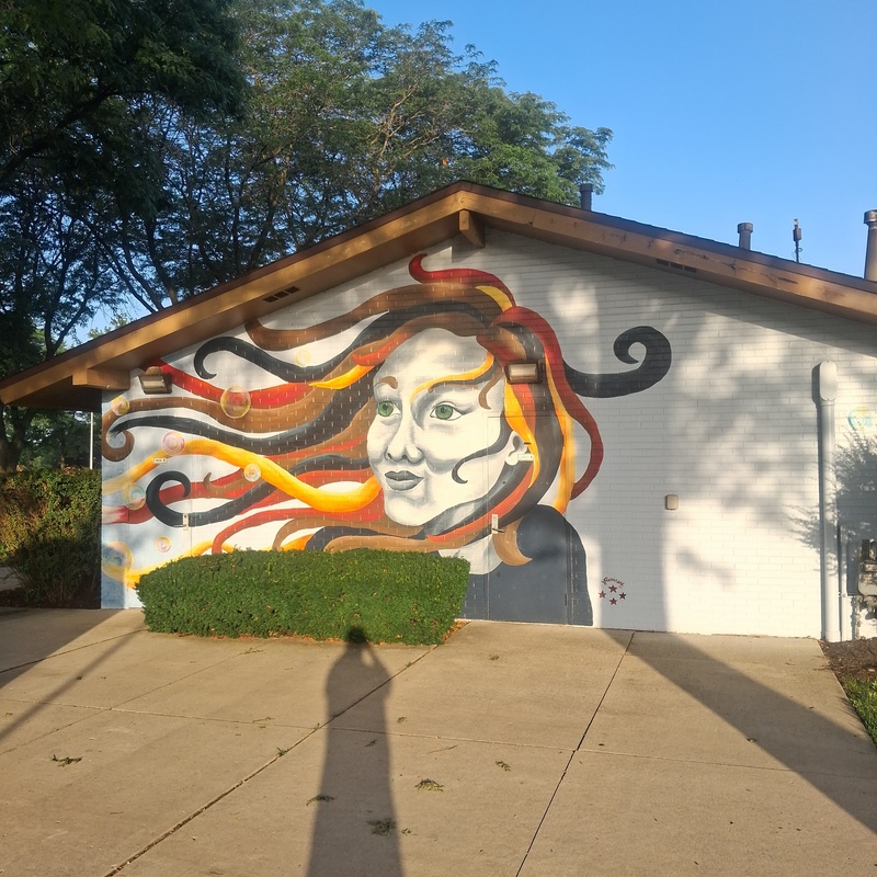 mural in Madison Heights by artist Jennifer Ramirez.